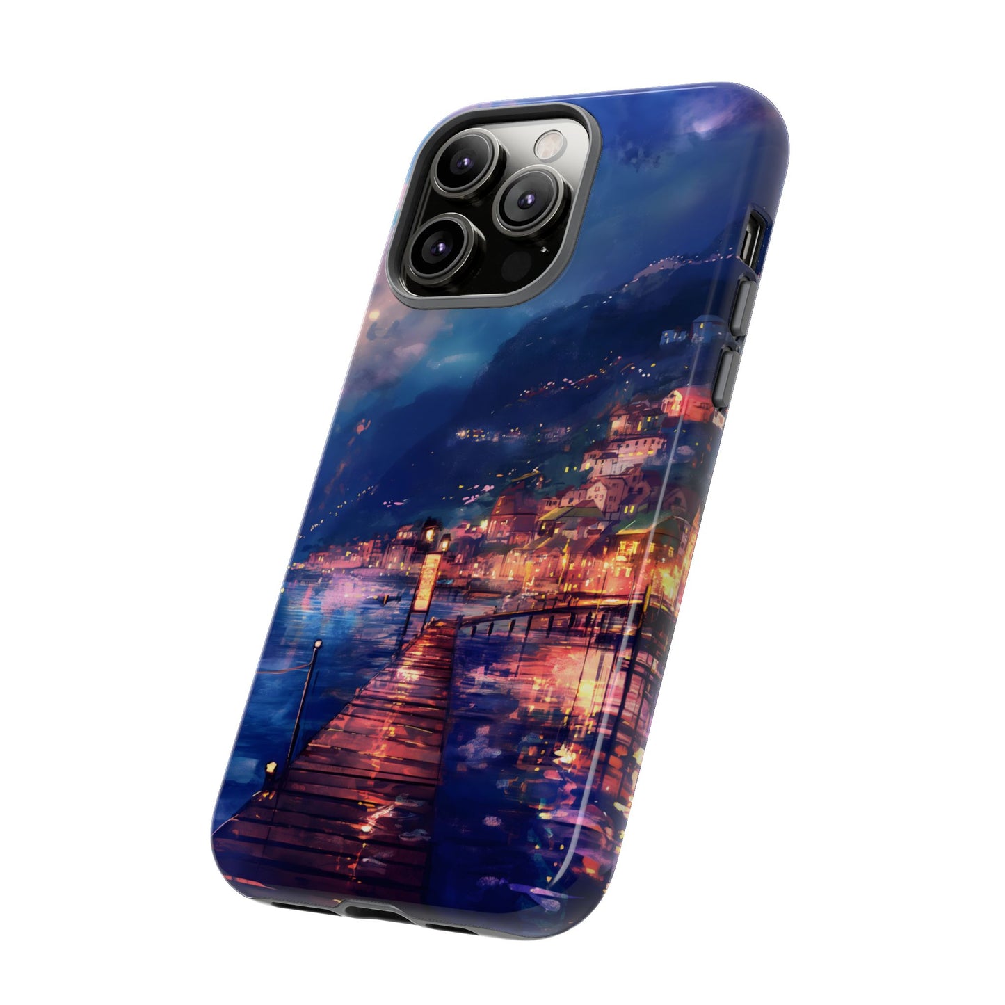 Twilight Harbor – Tough Glossy iPhone Case