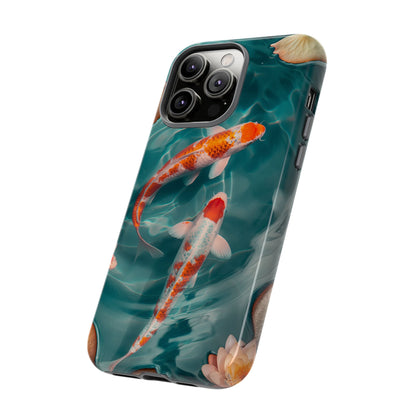 Tranquil Koi Pond – Tough Glossy iPhone Case