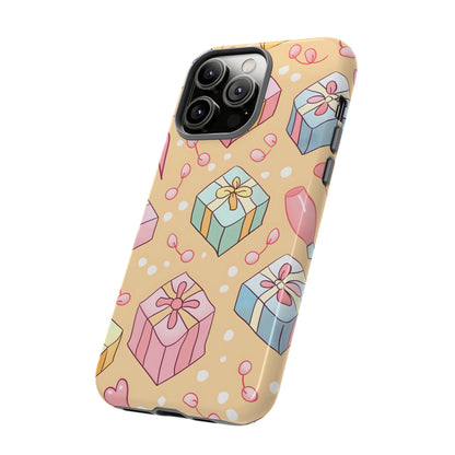 Pastel Gift Delight – Tough Glossy iPhone Case