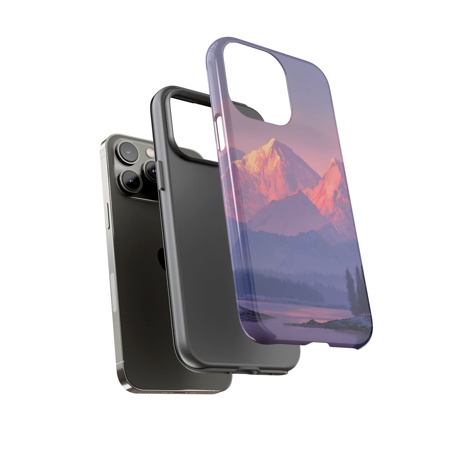 Crimson Peaks – Tough Glossy iPhone Case