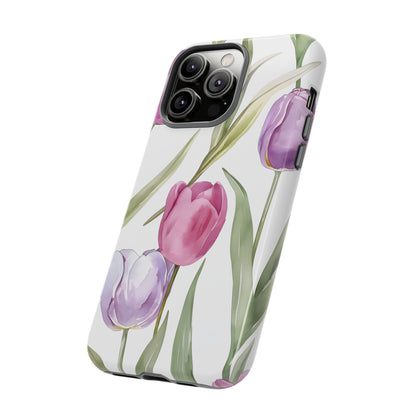 Tulip Serenade – Tough Glossy iPhone Case