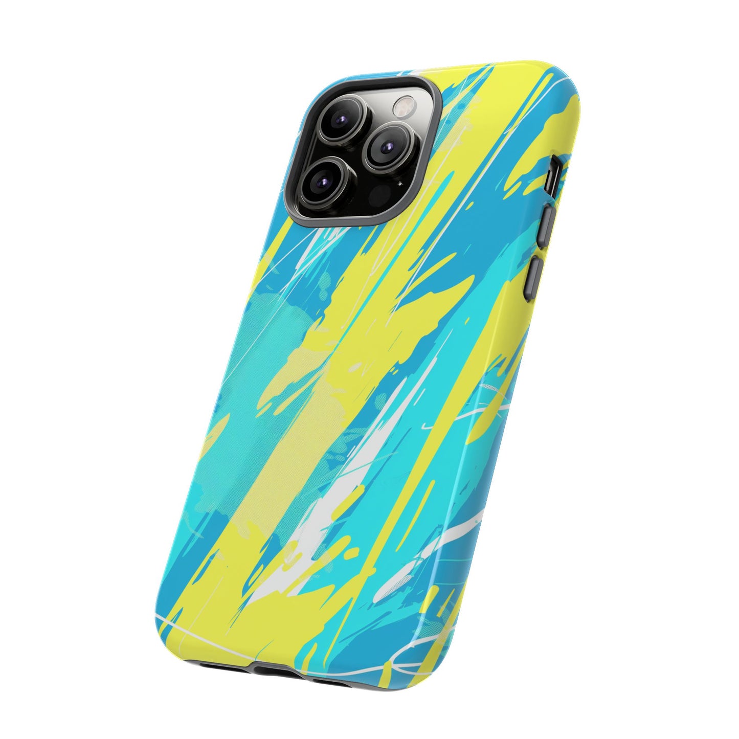 Neon Surge – Tough Glossy iPhone Case