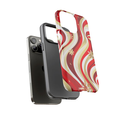 Peppermint Waves – Tough Glossy iPhone Case