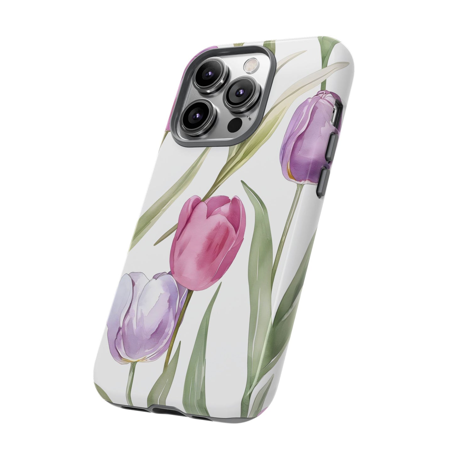 Tulip Serenade – Tough Glossy iPhone Case