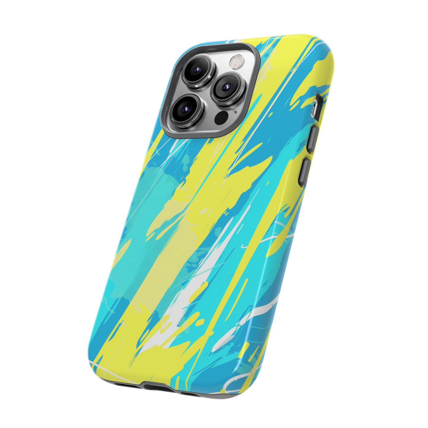 Neon Surge – Tough Glossy iPhone Case