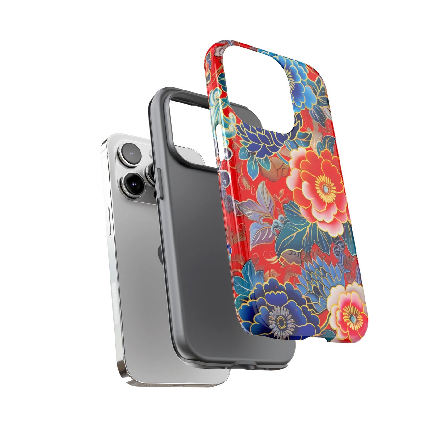 Oriental Blossom – Tough Glossy iPhone Case