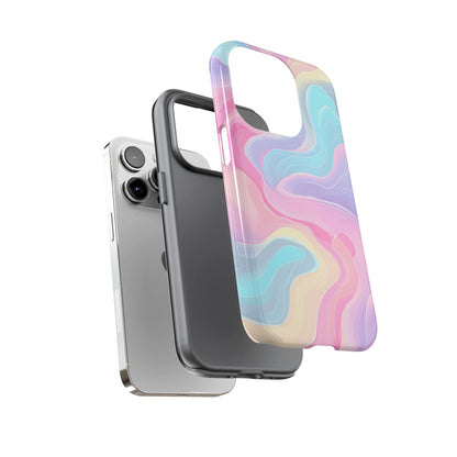 Pastel Mirage – Tough Glossy iPhone Case