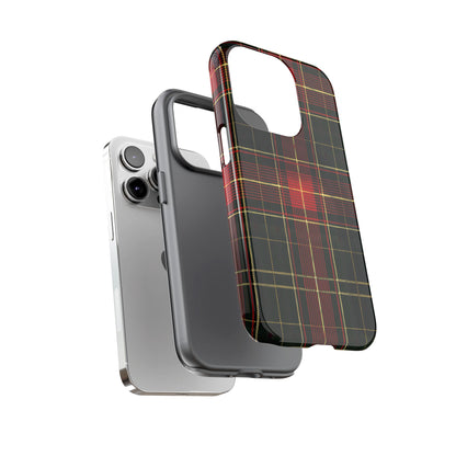 Classic Christmas Tartan – Tough Glossy iPhone Case