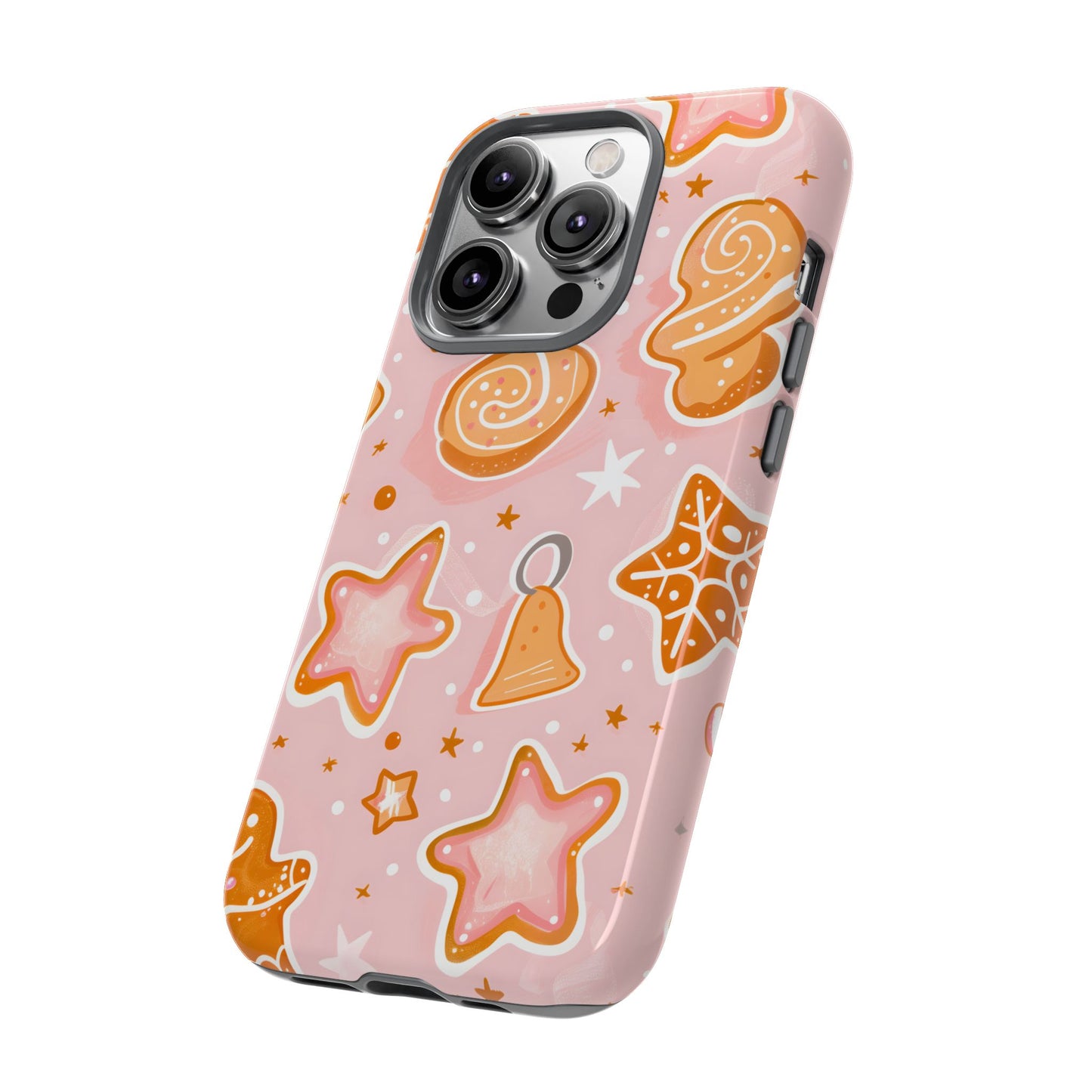 Gingerbread Sweet Stars – Tough Glossy iPhone Case
