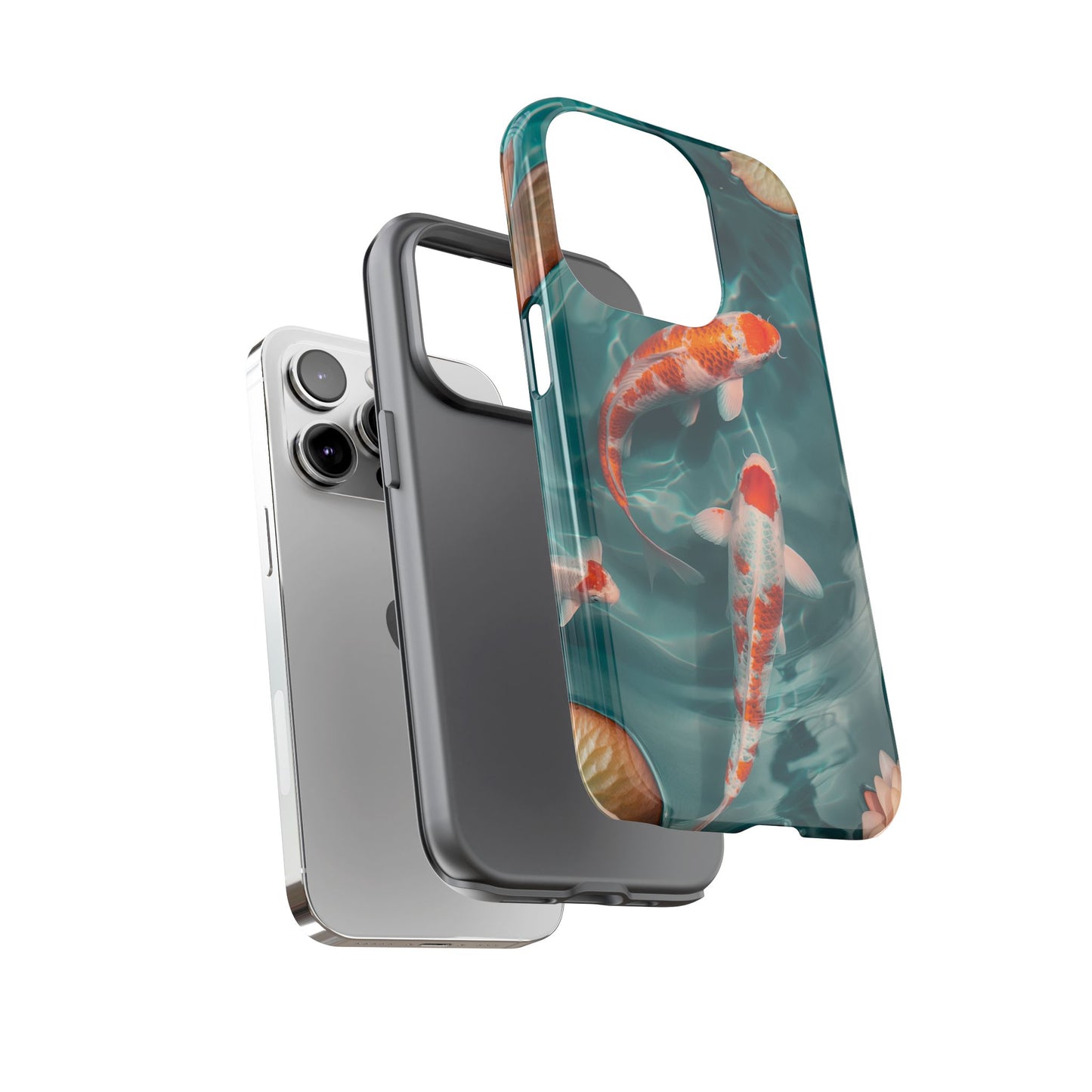 Tranquil Koi Pond – Tough Glossy iPhone Case