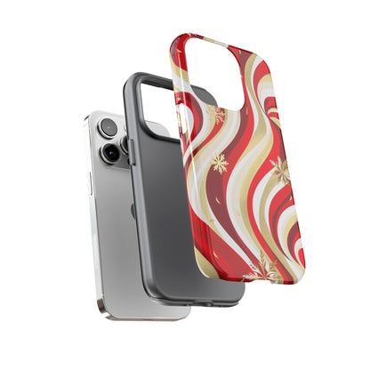 Peppermint Waves – Tough Glossy iPhone Case