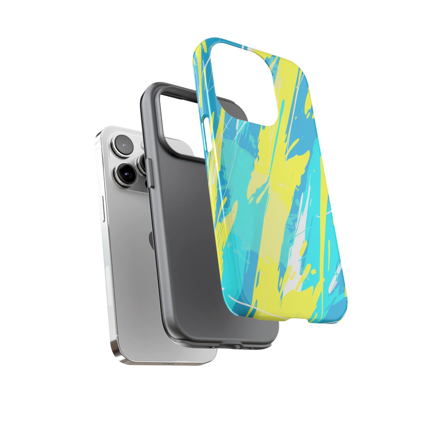 Neon Surge – Tough Glossy iPhone Case
