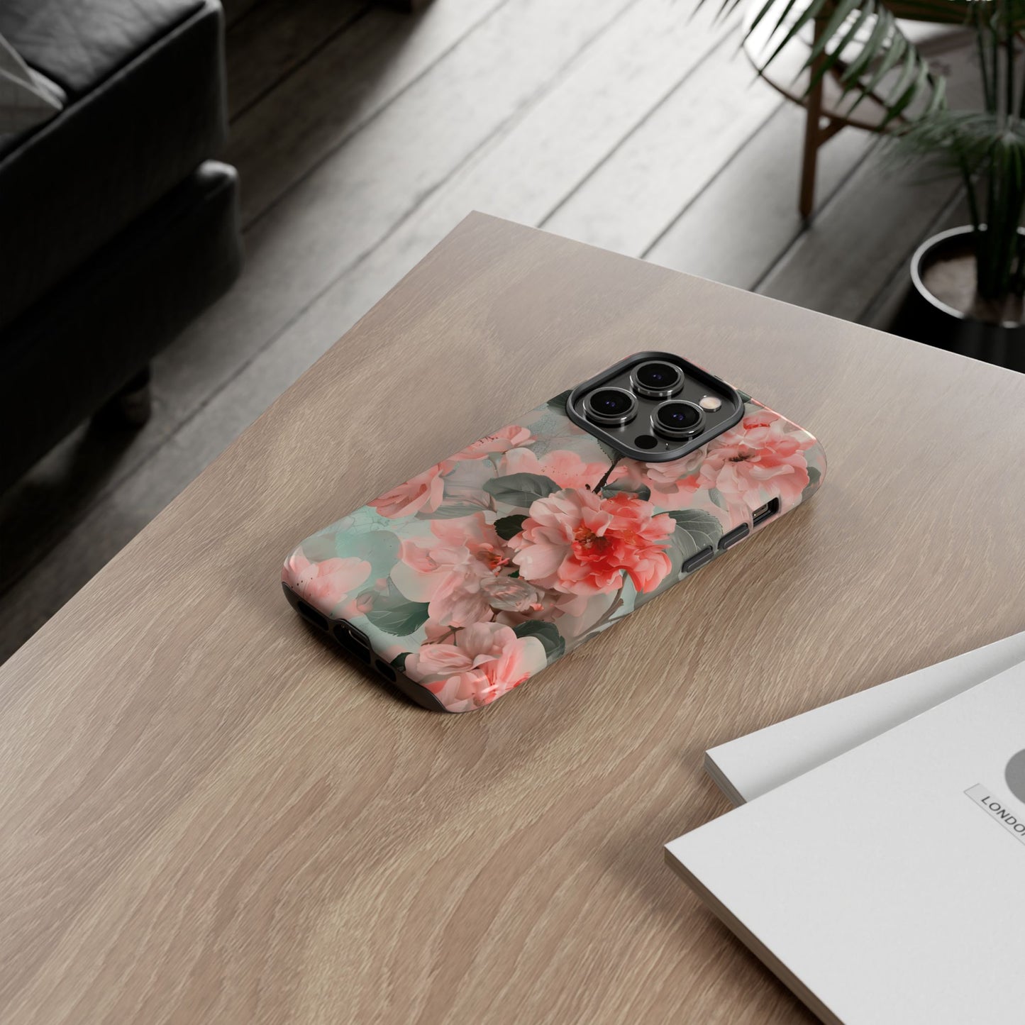 Sakura Drift – Tough Glossy iPhone Case