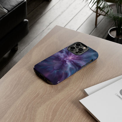 Celestial Bloom – Tough Glossy iPhone Case