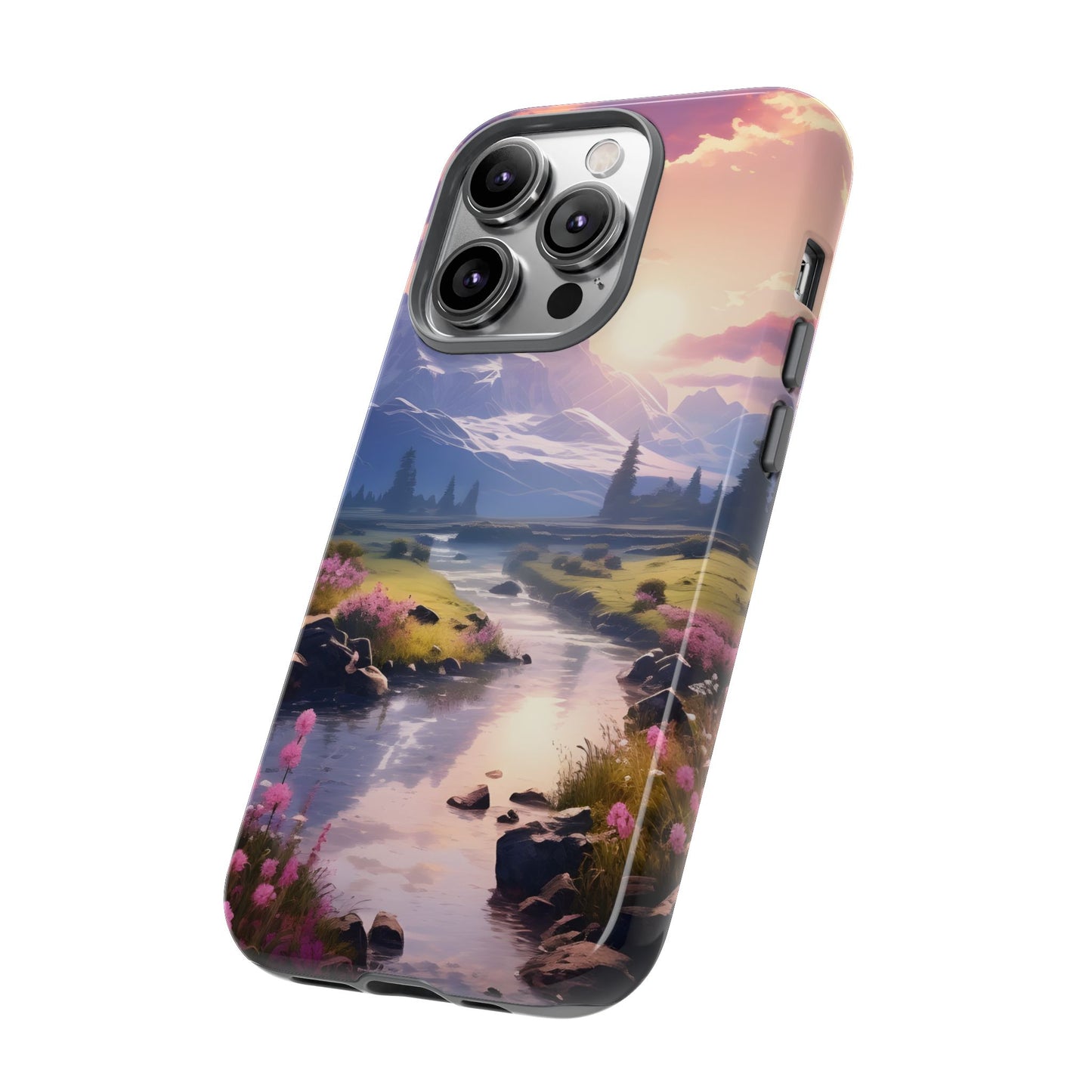 Alpine Dawn – Tough Glossy iPhone Case