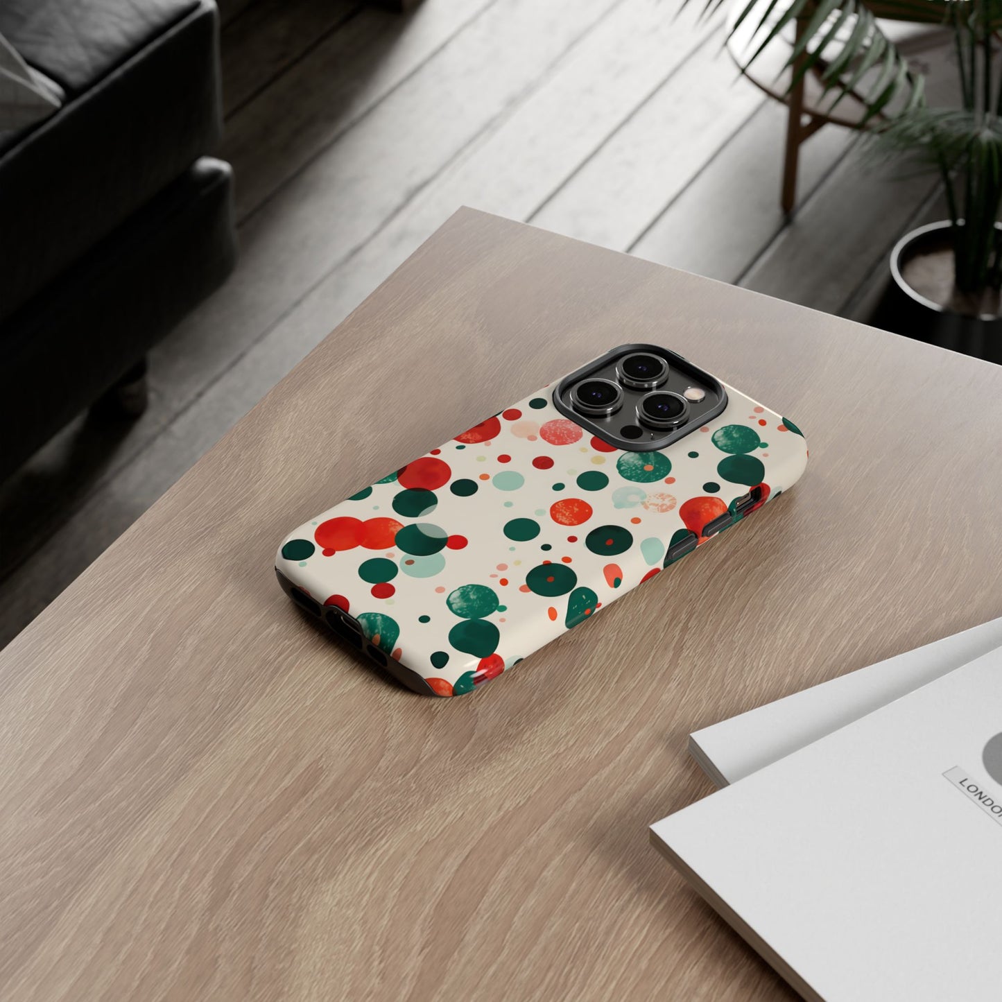 Holiday Confetti – Tough Glossy iPhone Case