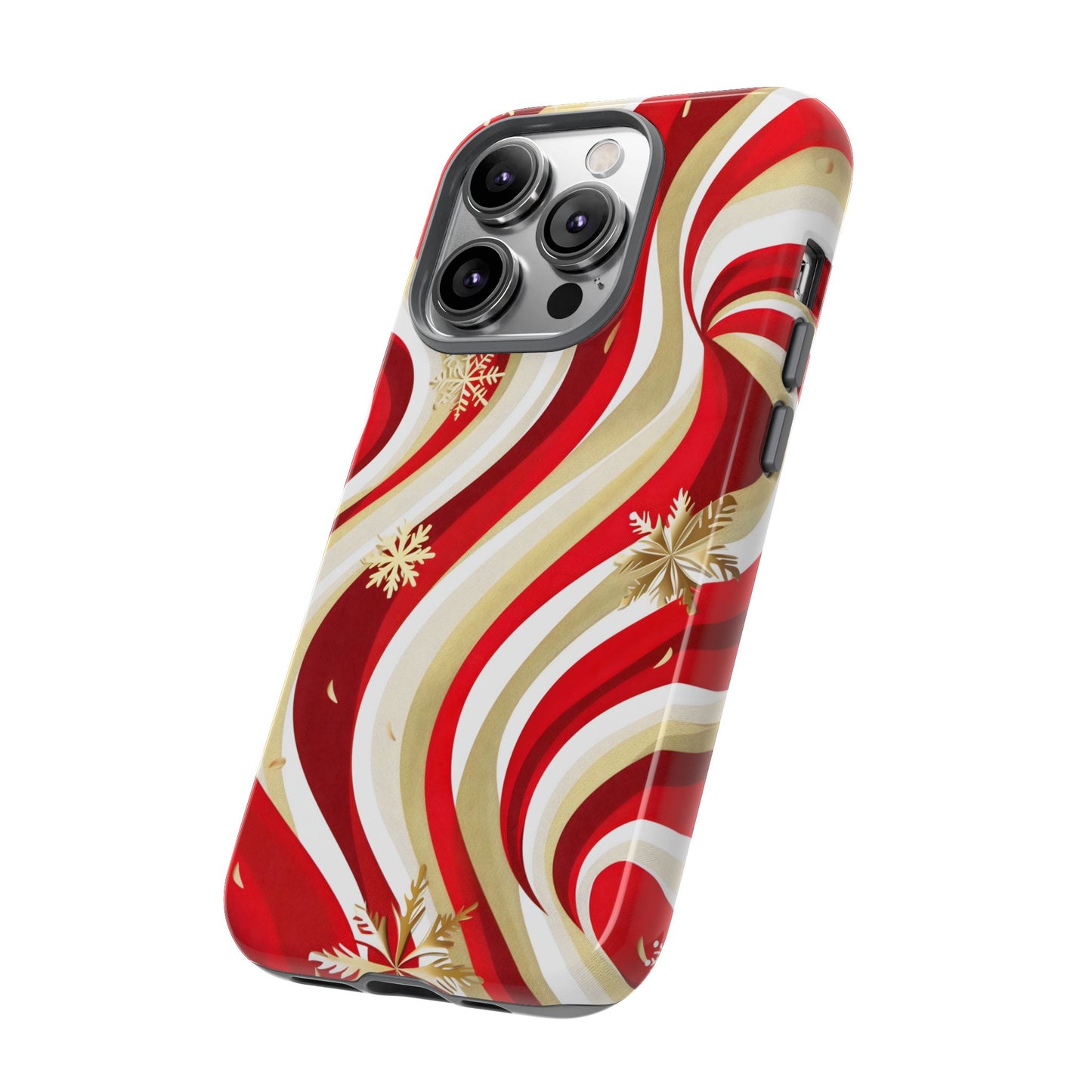 Peppermint Waves – Tough Glossy iPhone Case