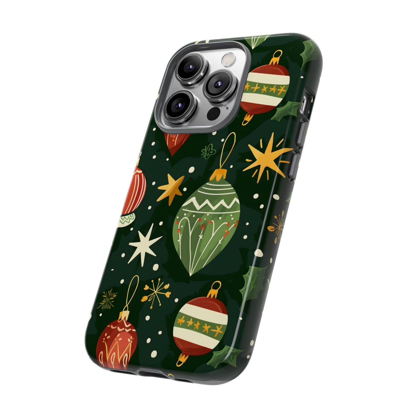 Evergreen Ornament Magic – Tough Glossy iPhone Case