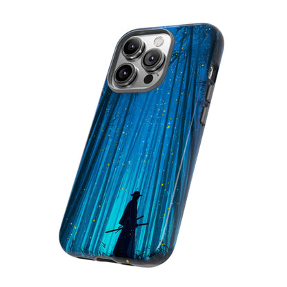 Shadowed Bamboo Sentinel – Tough Glossy iPhone Case