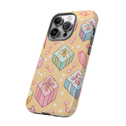 Pastel Gift Delight – Tough Glossy iPhone Case