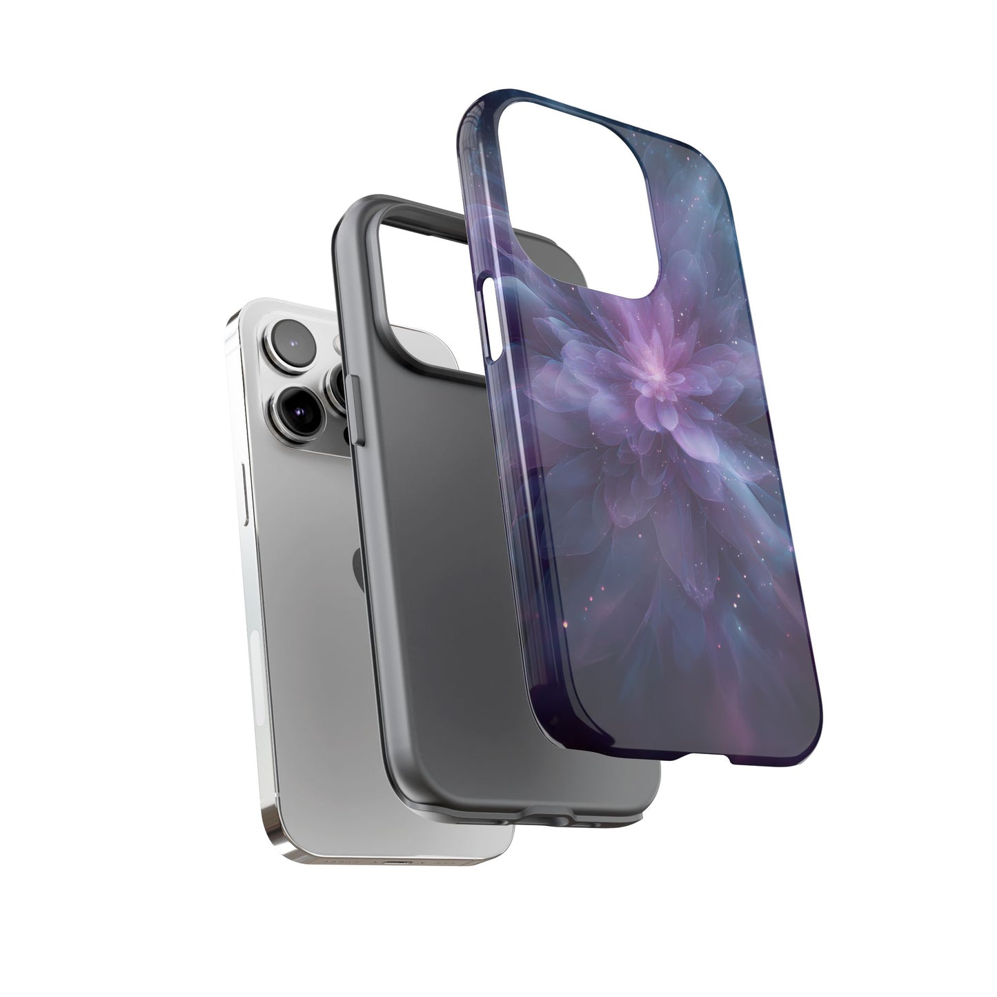 Celestial Bloom – Tough Glossy iPhone Case