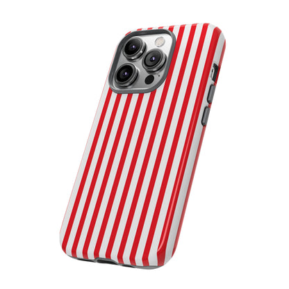 Candy Cane Stripes – Tough Glossy iPhone Case