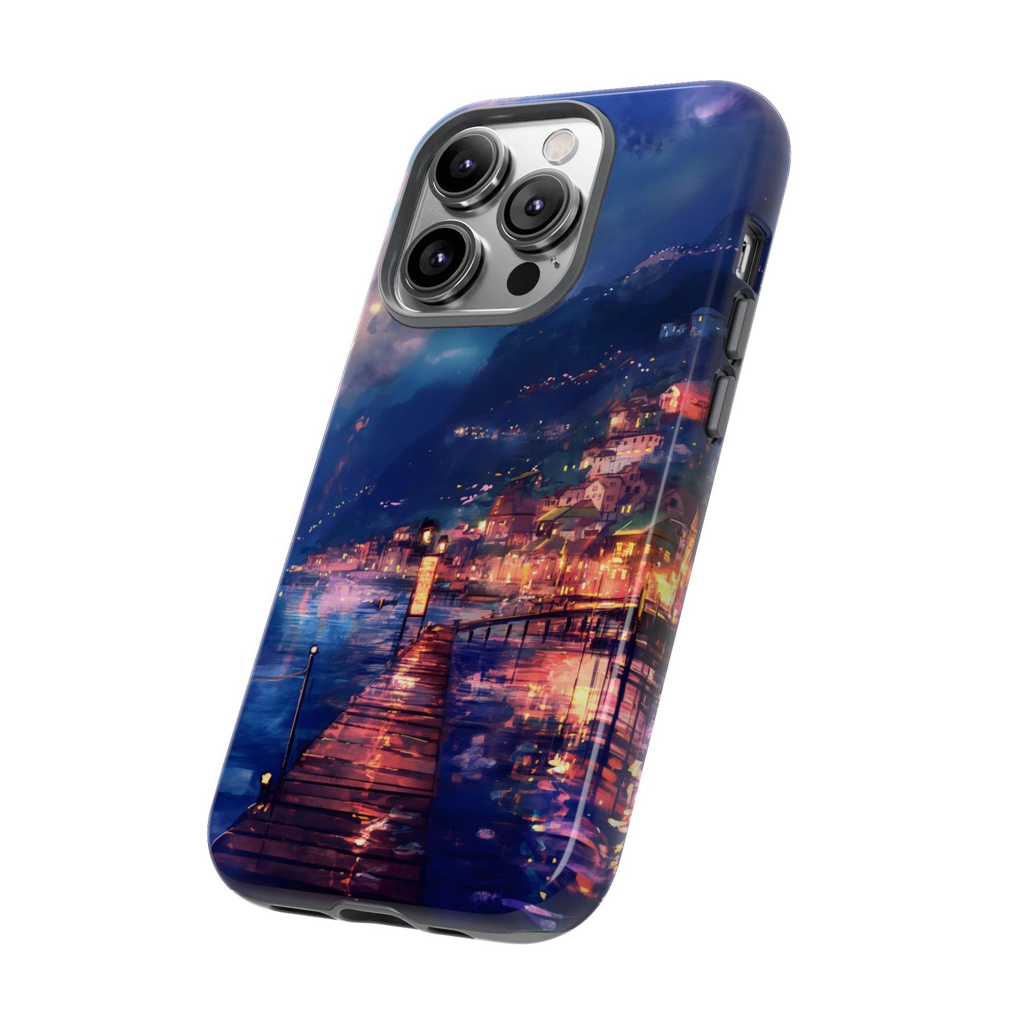 Twilight Harbor – Tough Glossy iPhone Case