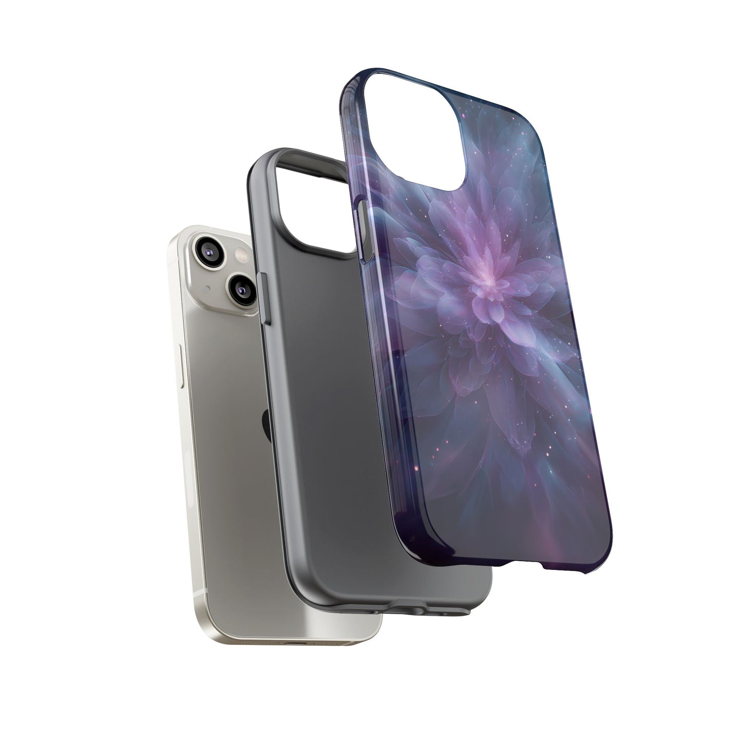 Celestial Bloom – Tough Glossy iPhone Case