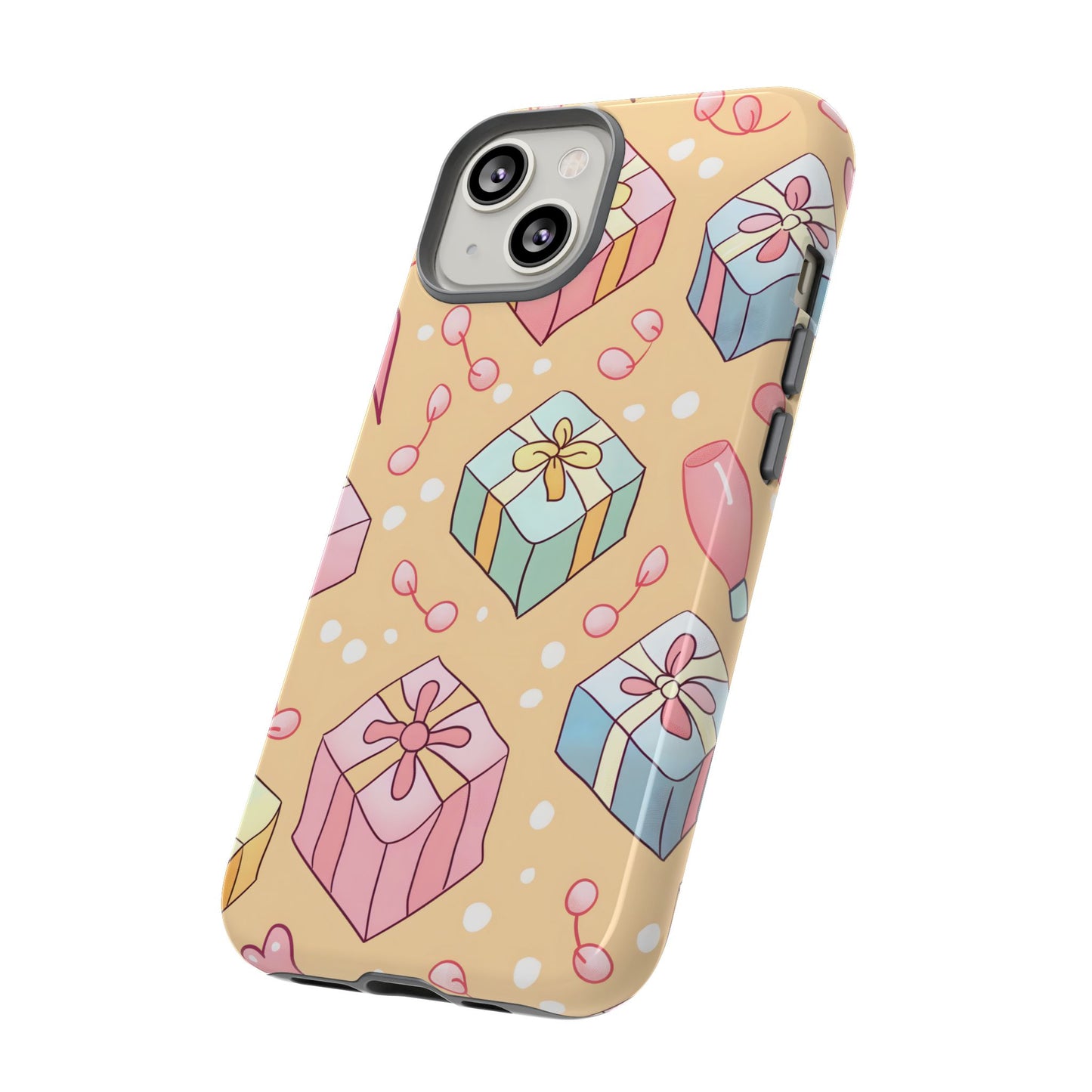 Pastel Gift Delight – Tough Glossy iPhone Case