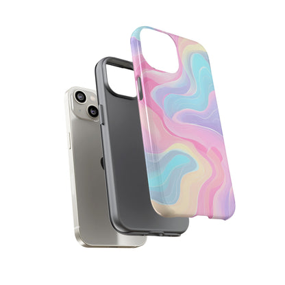 Pastel Mirage – Tough Glossy iPhone Case