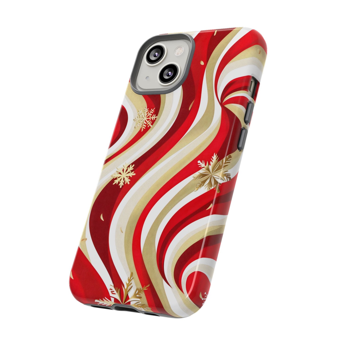 Peppermint Waves – Tough Glossy iPhone Case