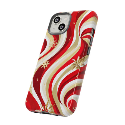Peppermint Waves – Tough Glossy iPhone Case