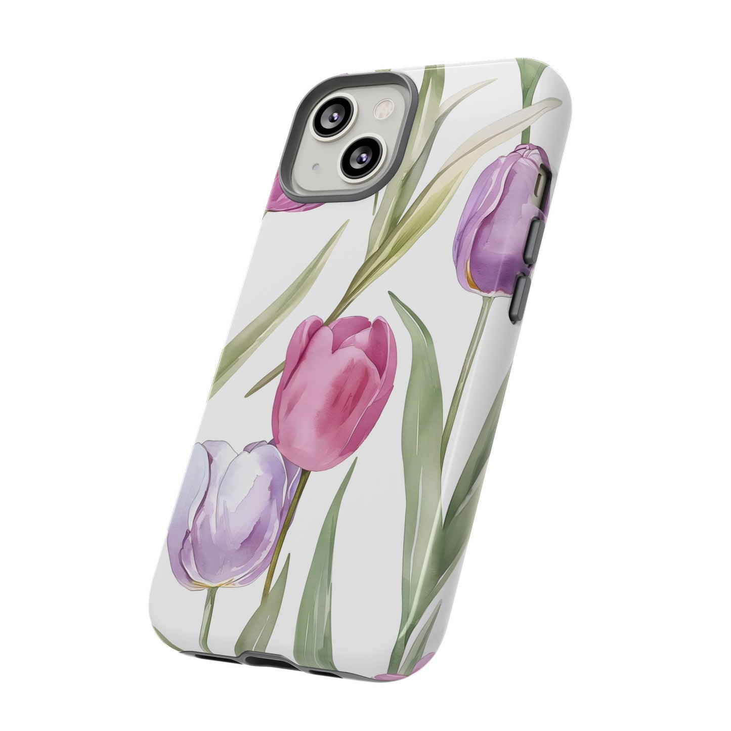 Tulip Serenade – Tough Glossy iPhone Case