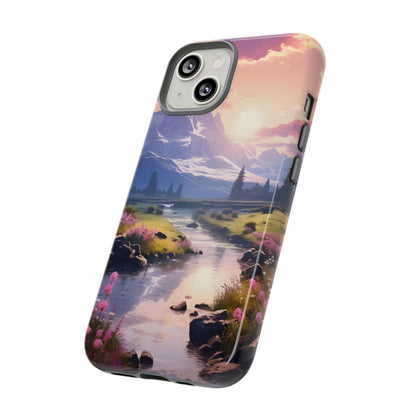 Alpine Dawn – Tough Glossy iPhone Case