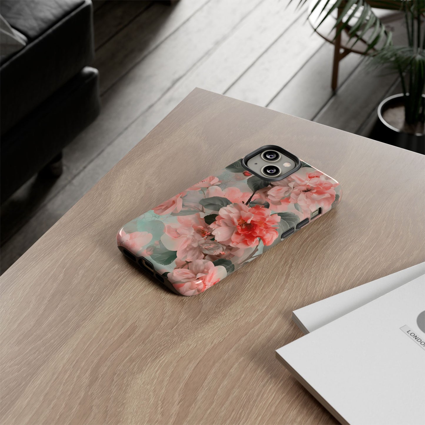 Sakura Drift – Tough Glossy iPhone Case