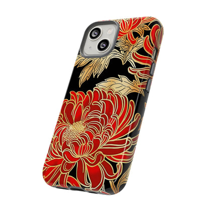 Ember Petals – Tough Glossy iPhone Case