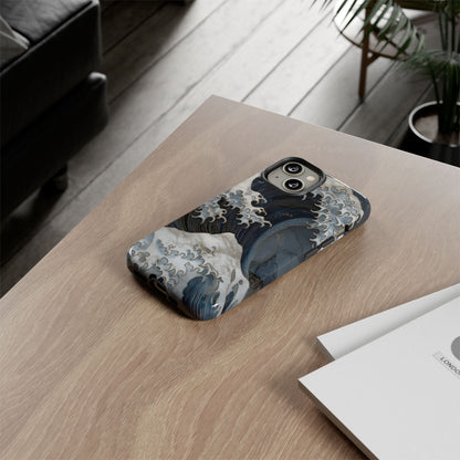 Golden Wave – Tough Glossy iPhone Case