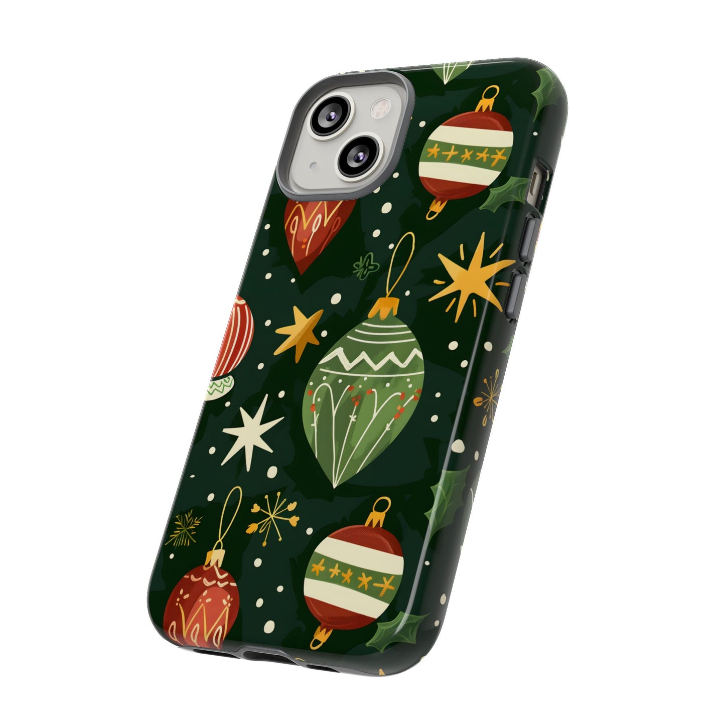Evergreen Ornament Magic – Tough Glossy iPhone Case
