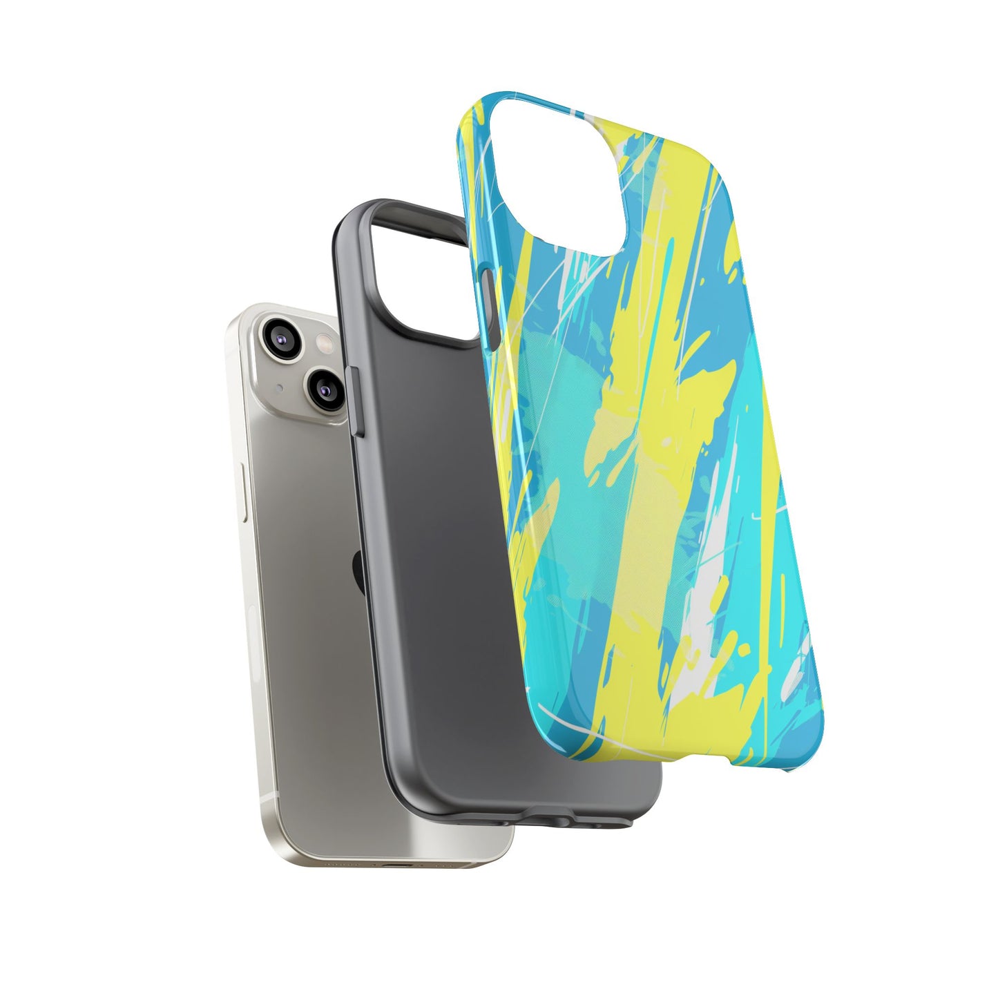 Neon Surge – Tough Glossy iPhone Case