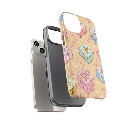 Pastel Gift Delight – Tough Glossy iPhone Case