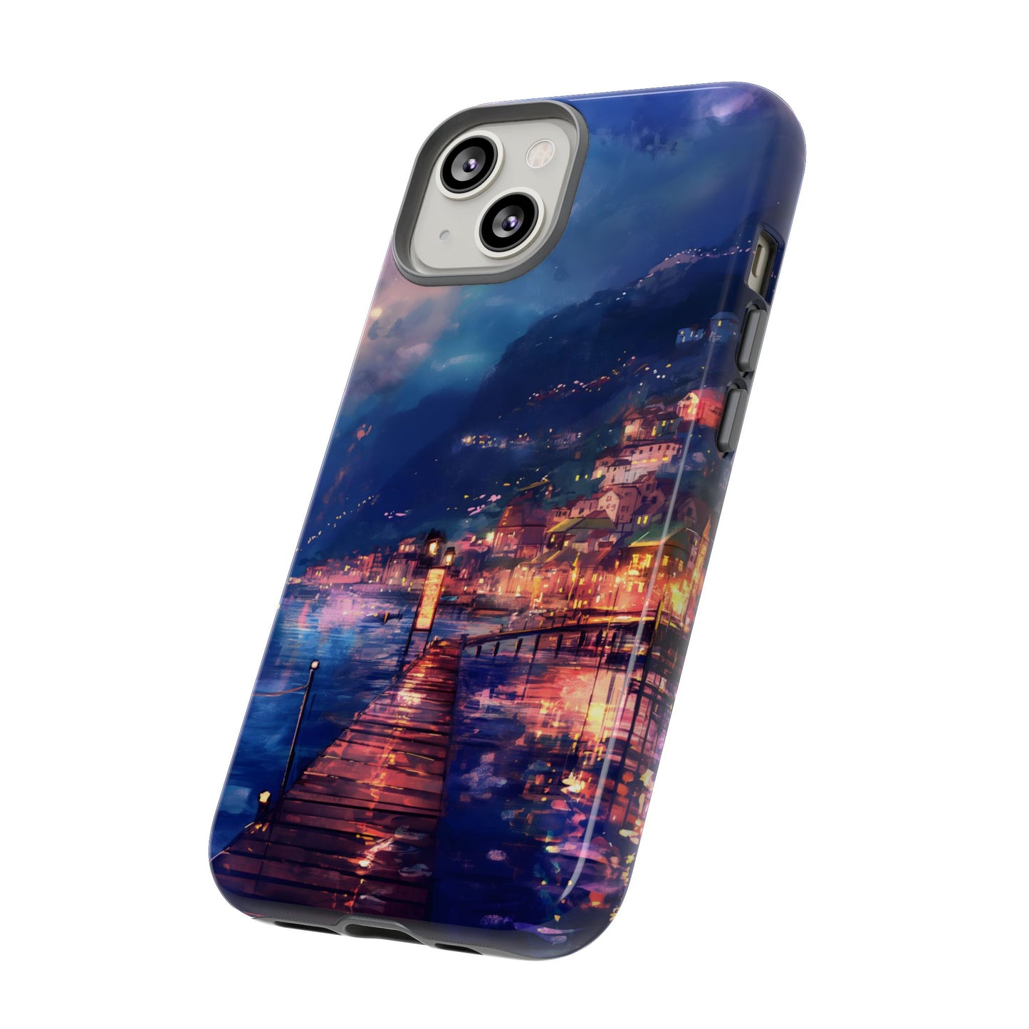 Twilight Harbor – Tough Glossy iPhone Case