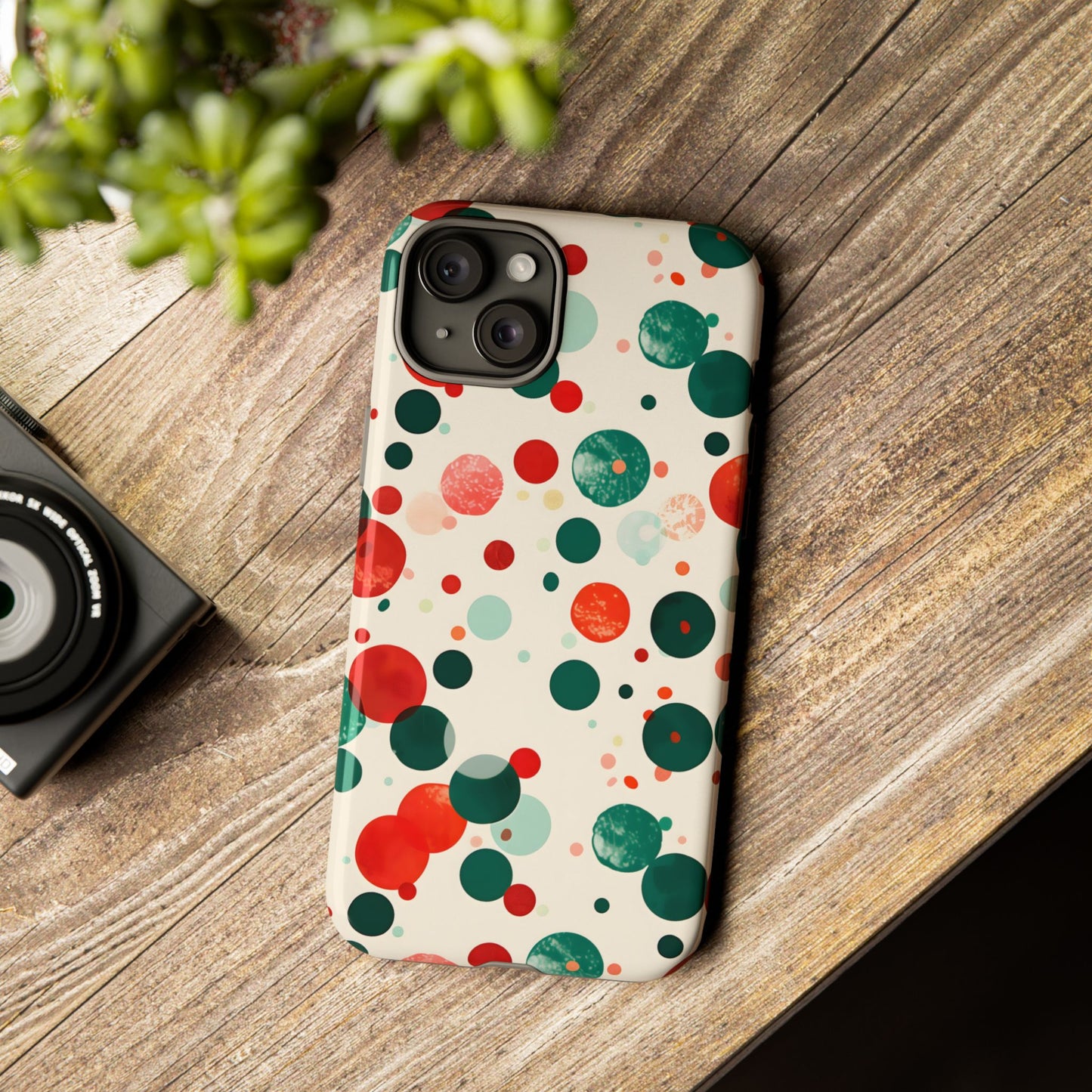Holiday Confetti – Tough Glossy iPhone Case