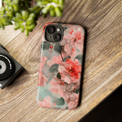 Sakura Drift – Tough Glossy iPhone Case