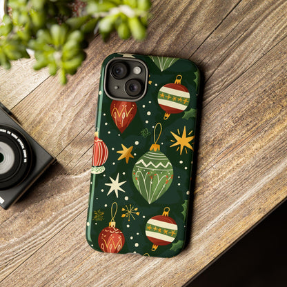 Evergreen Ornament Magic – Tough Glossy iPhone Case