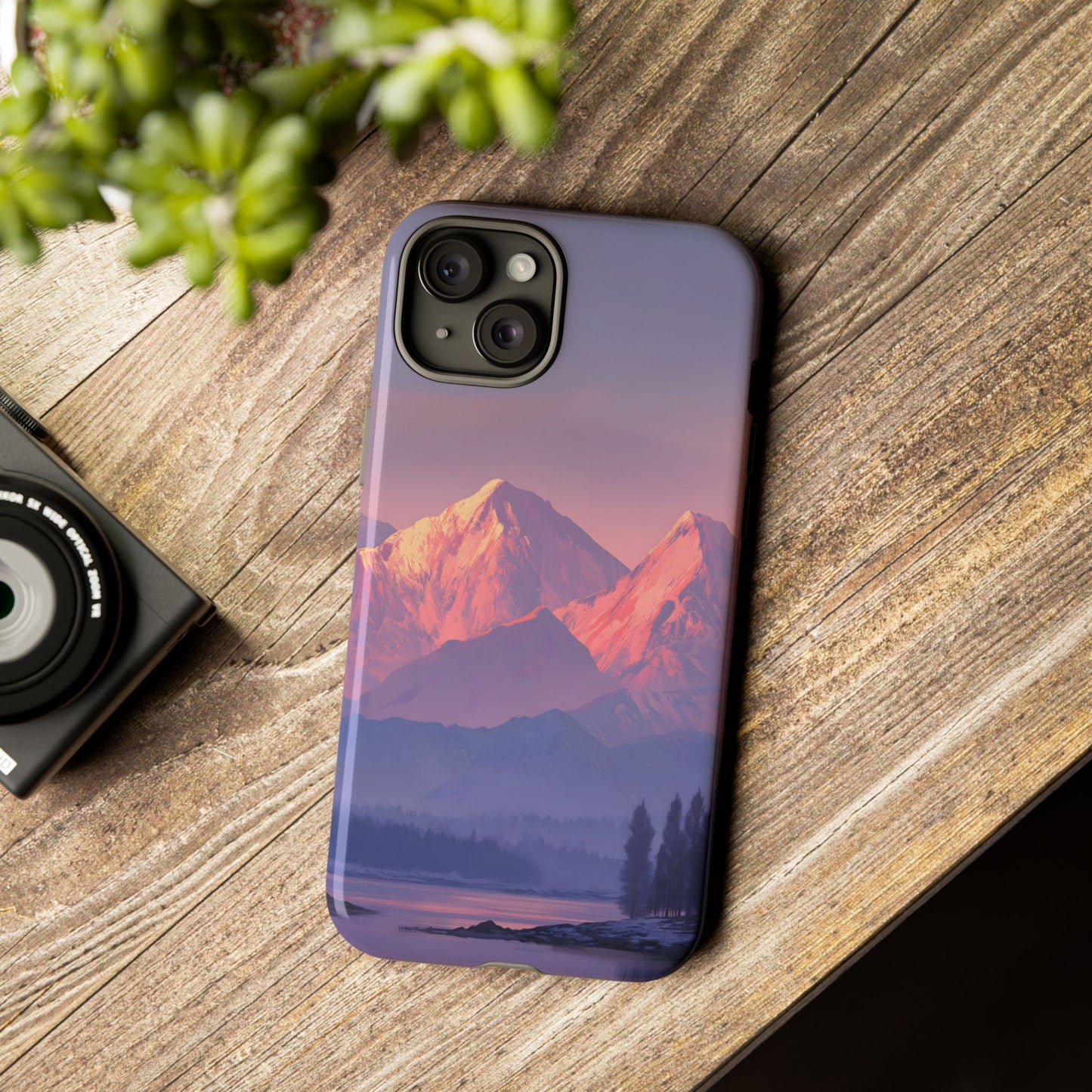 Crimson Peaks – Tough Glossy iPhone Case