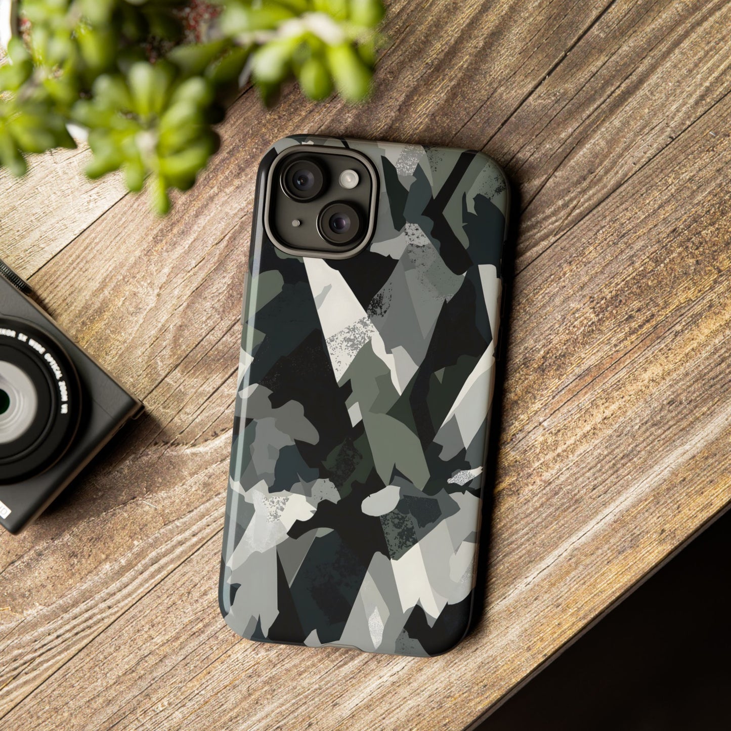 Urban Camo – Tough Glossy iPhone Case