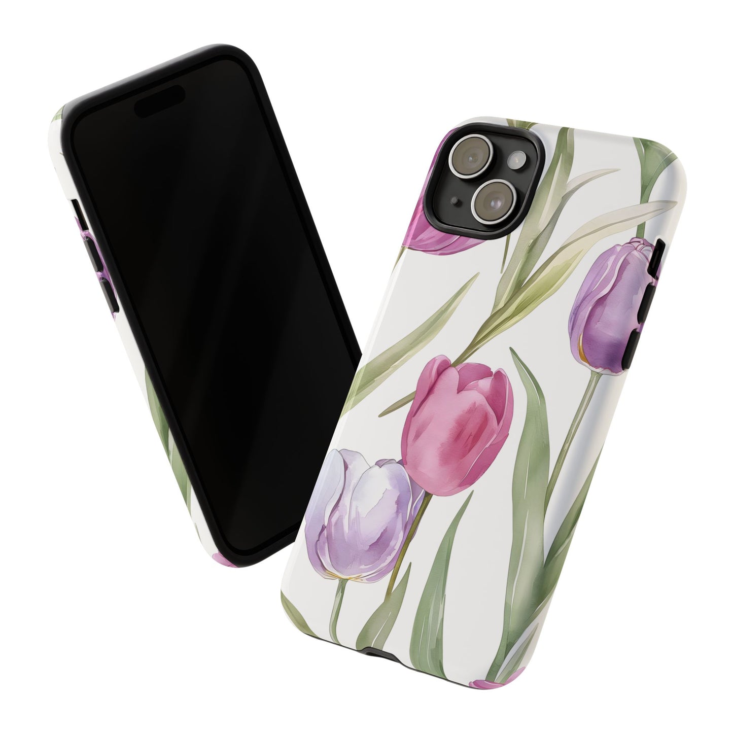 Tulip Serenade – Tough Glossy iPhone Case