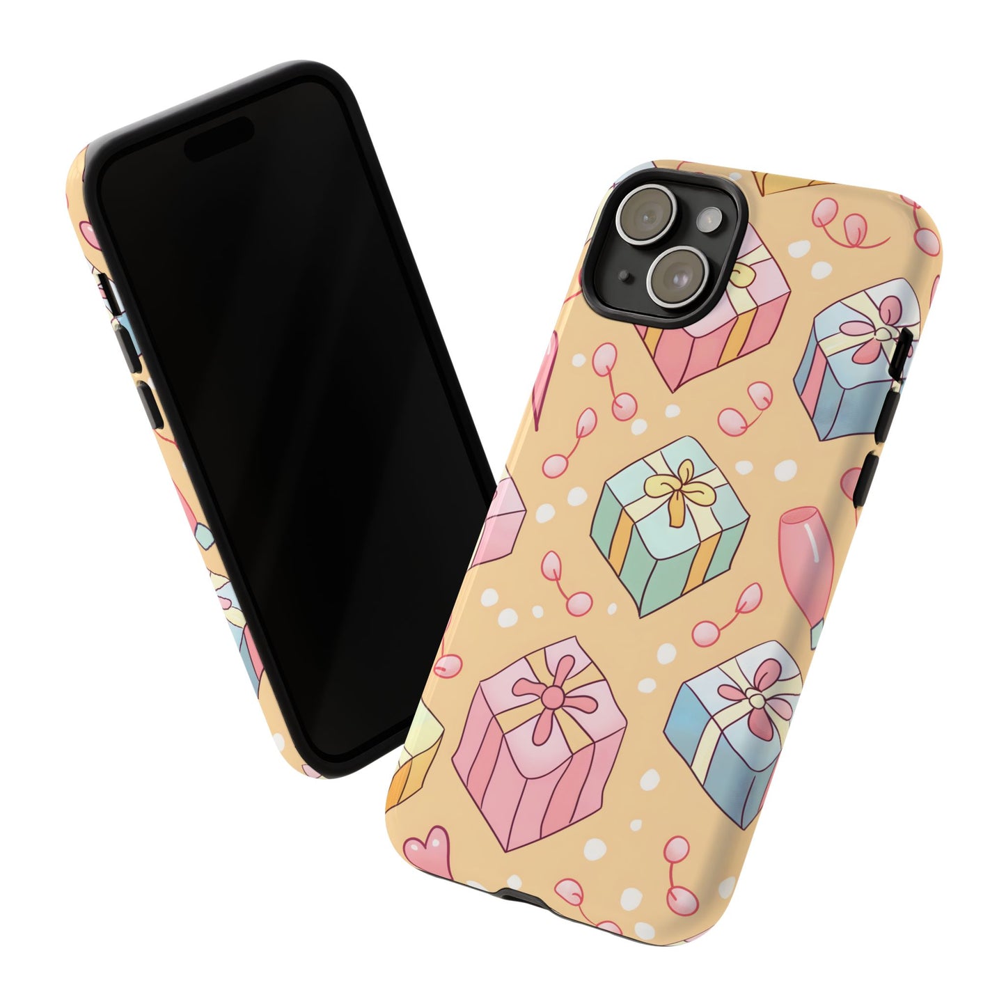 Pastel Gift Delight – Tough Glossy iPhone Case