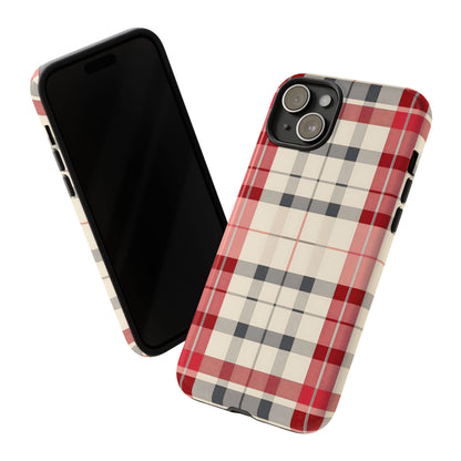 Winter Tartan Classic – Tough Glossy iPhone Case