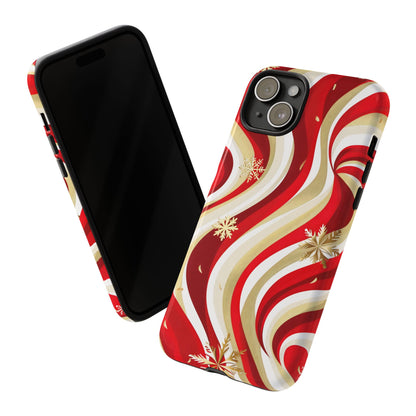 Peppermint Waves – Tough Glossy iPhone Case